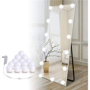 Hollywood Led Vanity Lights Strip Kit,with 14 Dimmable Light Bulbs for Full Body